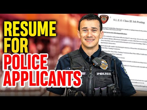 Want to Get Hired By A Police Department? Make Your Resume Rank!