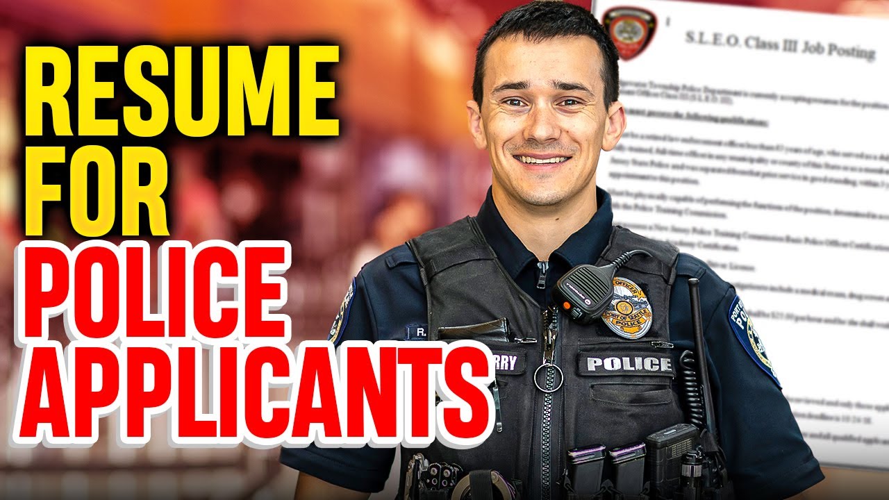 Want to Get Hired By A Police Department? Make Your Resume Rank!