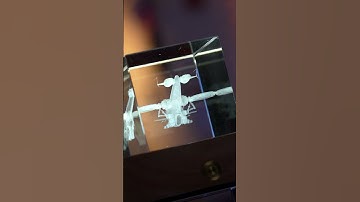 Crystal Clear Precision. Engraved Forever.🌟#uvlasermachine #sculpfunV5uvlaser