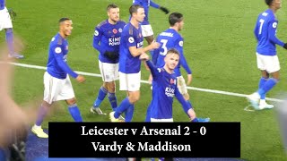 #leicester #arsenal #lcfc sat 9th november 2019. the foxes v arsenal
at king power stadium, winning 2 nil with goals from jamie vardy and
james mad...