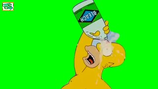 Homer Simpson Bleach Meme Green Screen