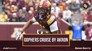 Gophers finish off non-conference play comfortably - Recapping Minnesota's 41-7 win over Akron