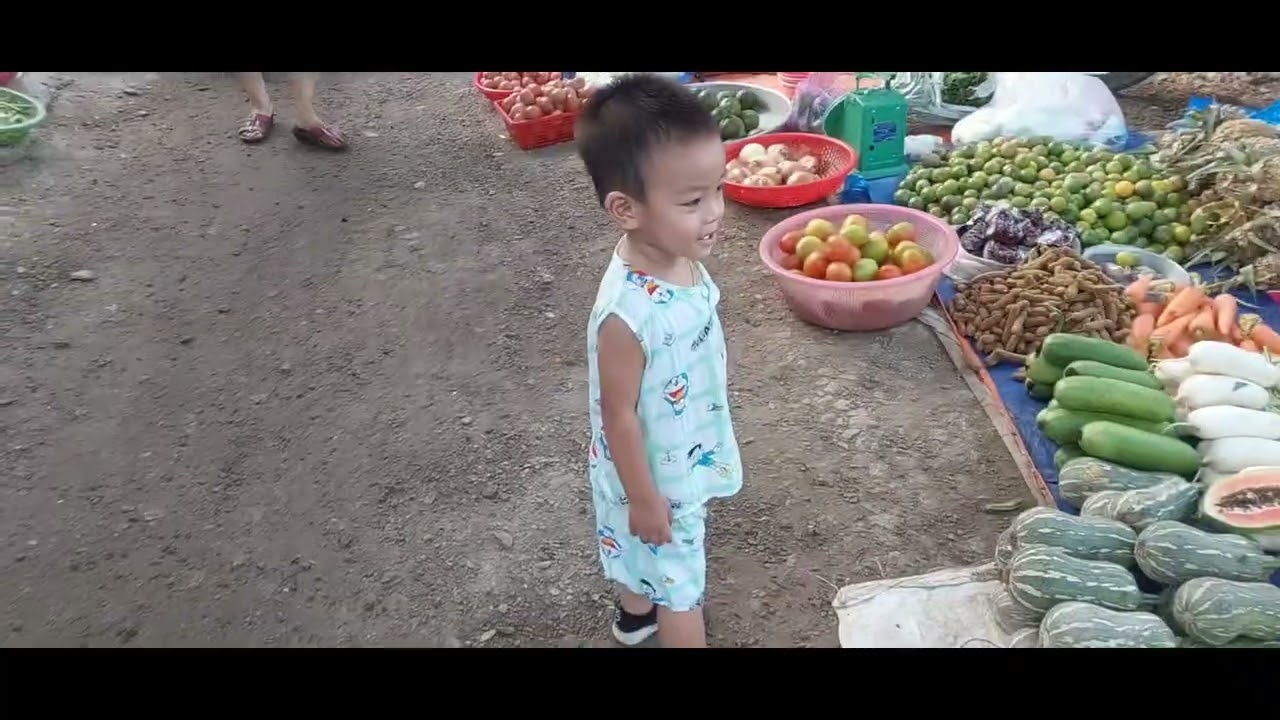 Real Life at a Southern Vietnam Countryside Market || Chợ Quê Miền Nam Việt Nam