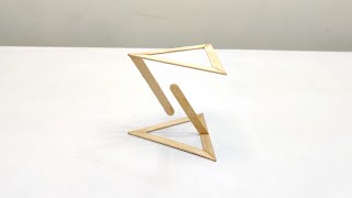 How to Make Anti-Gravity Suspension structure - Floating Table Diy with Popsicle Sticks