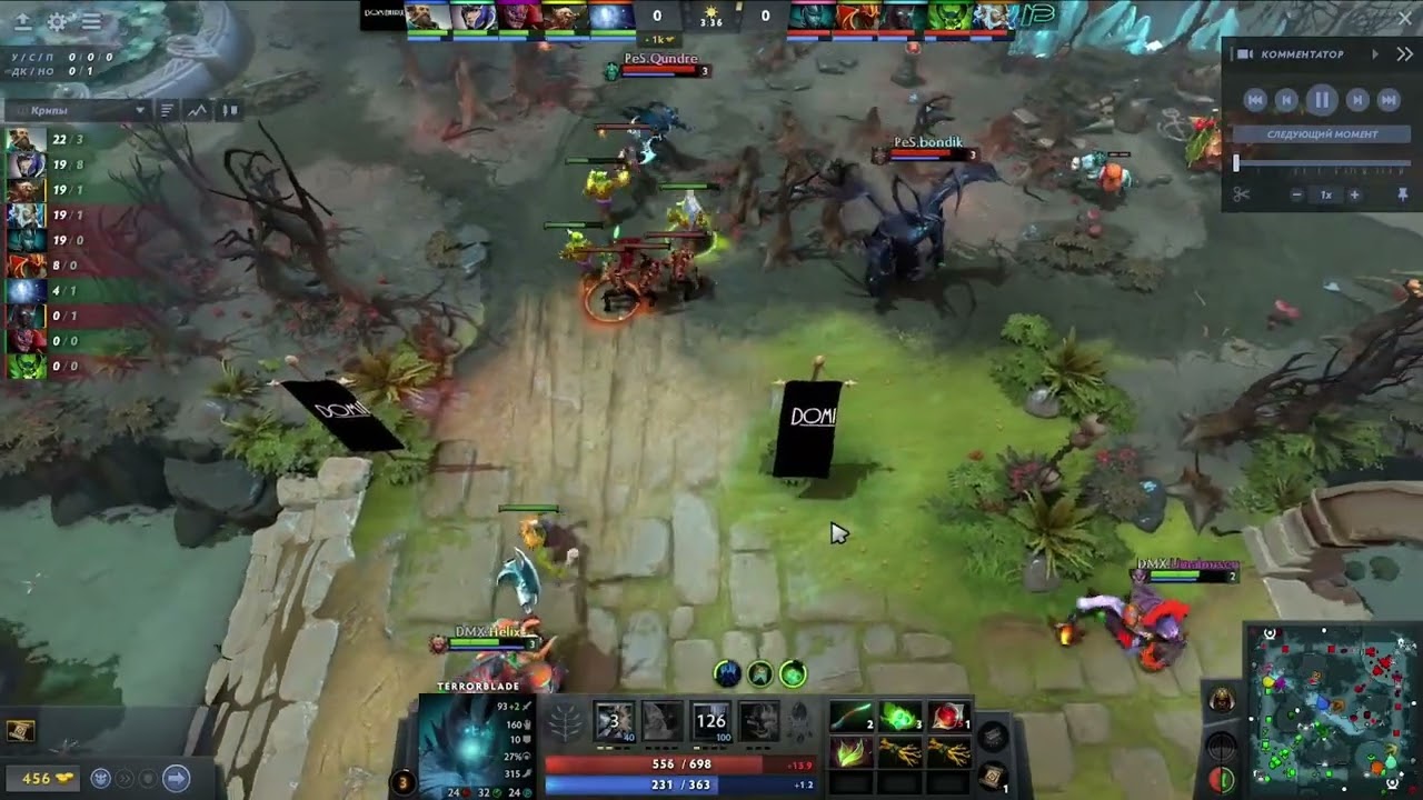 Матч dominatrix Parallel esport  в лиге  Ancients League