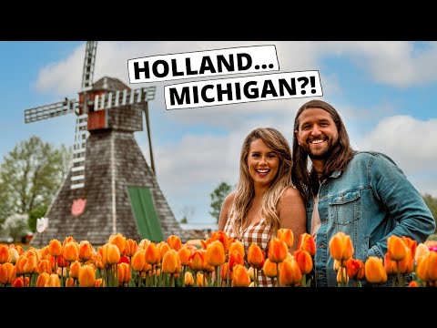 Michigan: One Day in Holland, MI - Travel Vlog | Tulip Time Festival Holland Michigan
