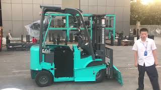 Goodsense electric Forklift side-changing battery by Alexander King 456 views 6 years ago 50 seconds
