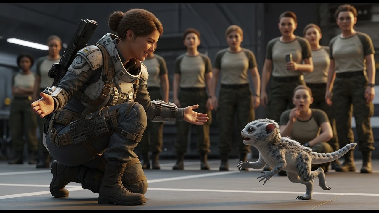 Cadets Watched as a Cub Ran to Her — She Crouched and Called, “Come Here, My Little Monster