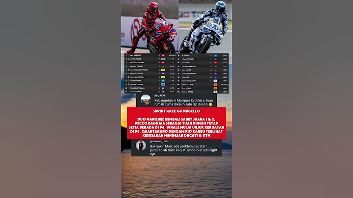 Marc Marquez Kembali Juara 1 Sprint MotoGP Mugello Disusul Alex, Pecco Bagnaia, Maverick Vinales