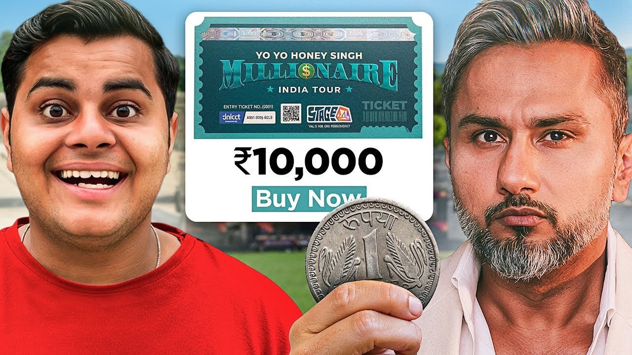 Turning Rs 1 Into Yo Yo Honey Singh Concert Ticket 