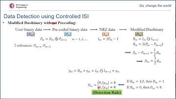 Data Detection of Modified Duobinary Signals