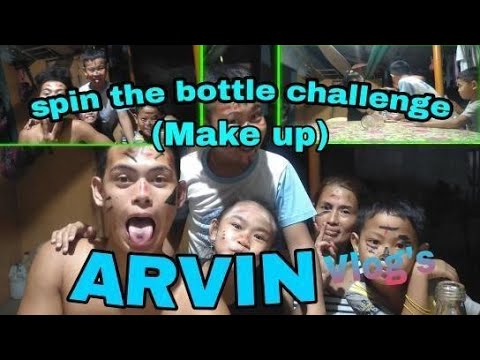 Spin the bottle challenge (make up)