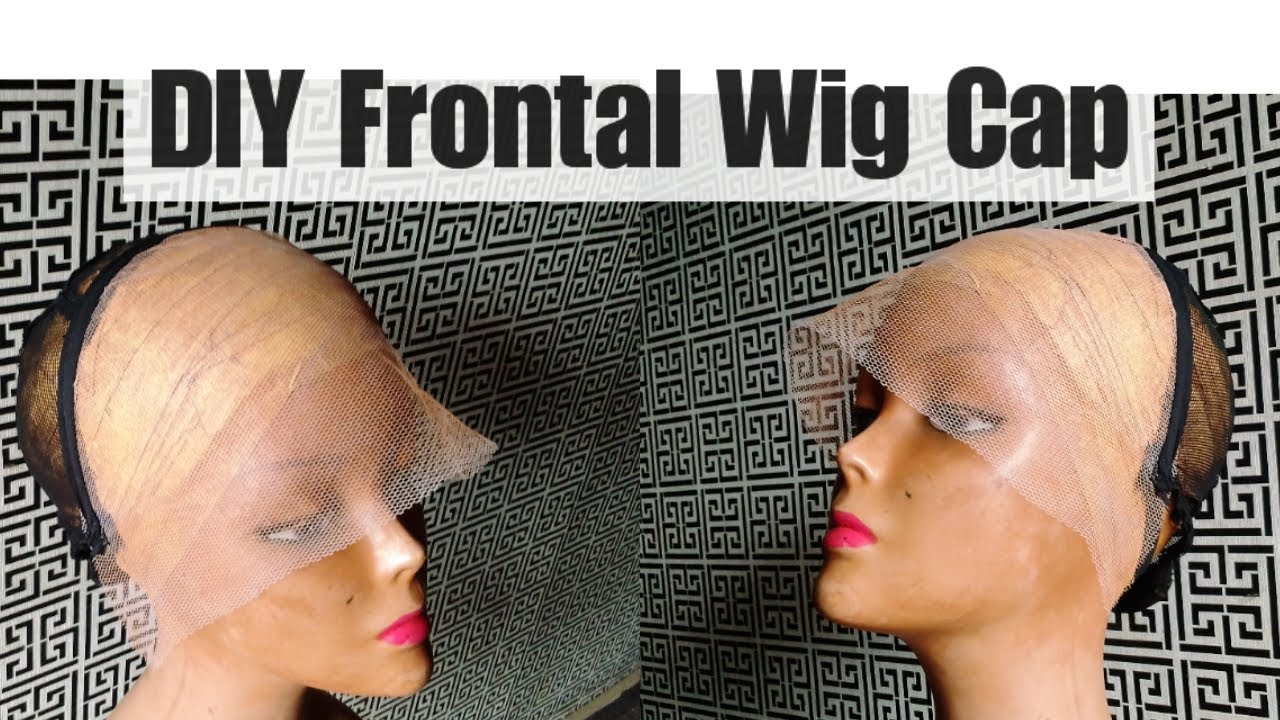 DIY Lace Frontal Wig Cap for Braided Wig How to make Frontal Wig YouTube