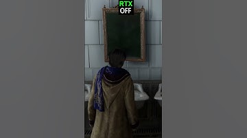 Hogwarts Legacy Ray Tracing ON vs OFF #shorts #hogwartslegacy #raytracing