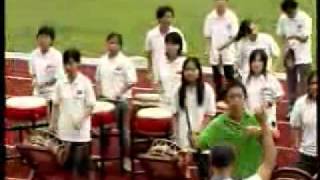 DMAT percussion performance @ SP National Day Observance Ceremony 2005