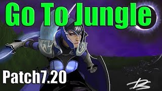 Dota 2 Go To Jungle Luna Patch 7.20 Medusa