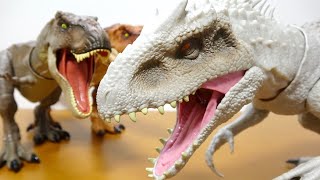 Jurassic World Super Action Indominus Rex Shines with real sound and has a  swallowing action