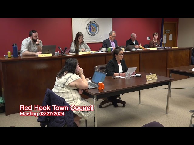 Red Hook Town Council Meeting 03/27/2024