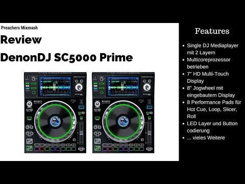 DenonDJ SC5000 Prime Review [Test Deutsch 2018 HD] DJ Player Controller