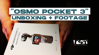 " Osmo Pocket 3 " Unboxing + Footage