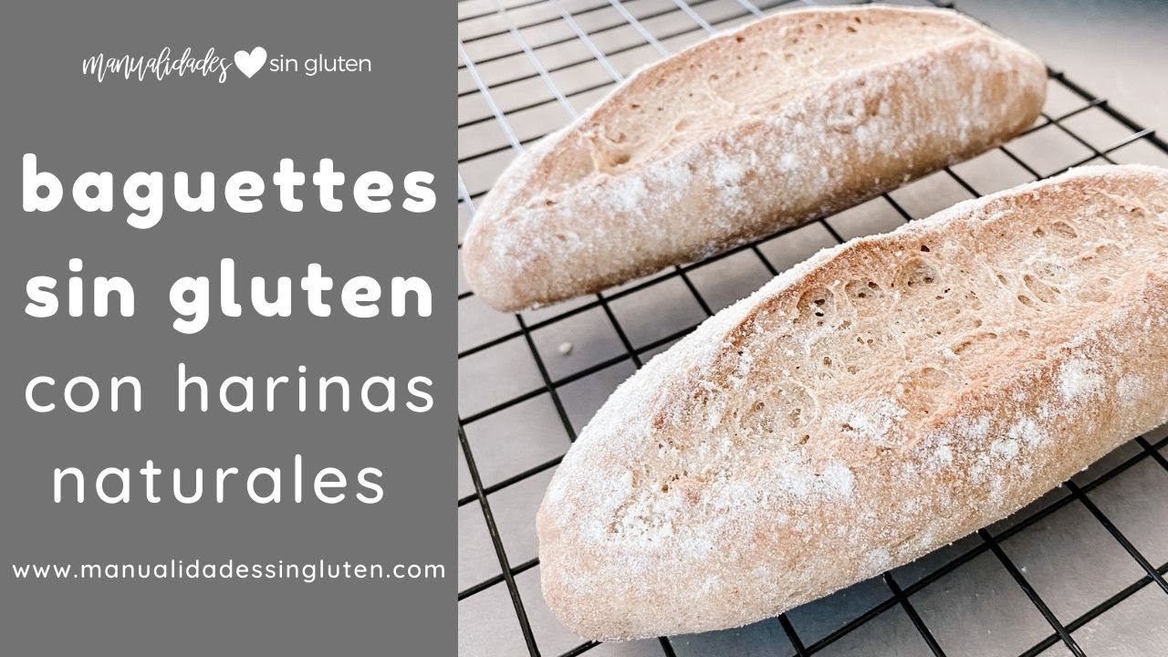 BAGUETTES SIN GLUTEN | hechas con harinas naturales: arroz, trigo sarraceno y almidón de maíz