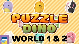 Puzzle Dino - Egg Adventure: Worlds 1 & 2 Walkthrough & iOS / Android Gameplay (Dream Pig Games) screenshot 1