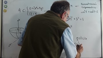 Parametrización de trayectoria en el espacio, con "estilo trigonométrico".