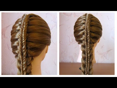 Coiffure avec tresse 🌸 Tuto coiffure pour tous les jours, facile à faire