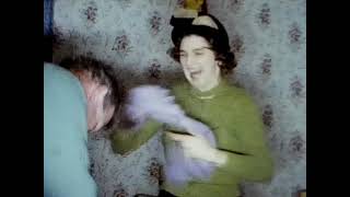 1960s Christmas and party games England 8mm Cine Film Home Movie