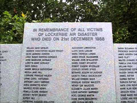 lockerbie memorial crash site plane disaster air