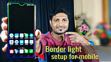 How To Set Border Light on Mobile? | Set Border Light in Realme & Redmi Mobiles | Tech Siva