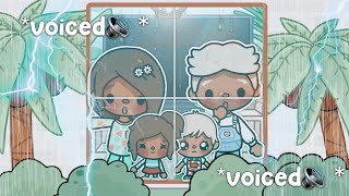 There Was A *THUNDERSTORM* ⛈ *Power Out* || 🔊 voiced || Toca Boca Roleplay