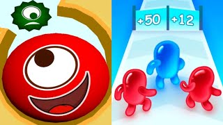 Hungry Balls vs Join Blob Clash 3d Max All Levels Gameplay Android,iOS NEW UPDATE screenshot 1