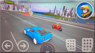 Car vs Bike Racing Gameplay Android - Race Game screenshot 2