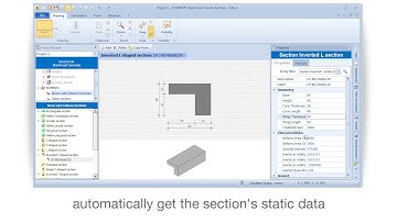 EdiLus Tutorial - Defining new profile sections for reinforced concrete elements - ACCA software