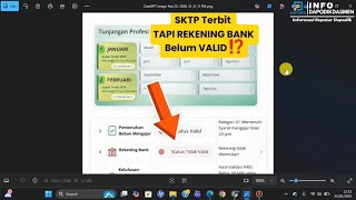 SKTP Januari & Februari Sudah Terbit TAPI Rekening Bank Belum VALID⁉️ | INI ALASANNYA