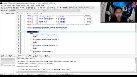 Presentasi Tugas Besar C++ Pemrograman Komputer oleh Rafael Adhi Wicaksono