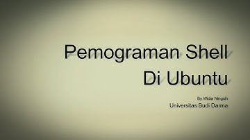 Pemograman Shell | Nano Program - Penginputan Data