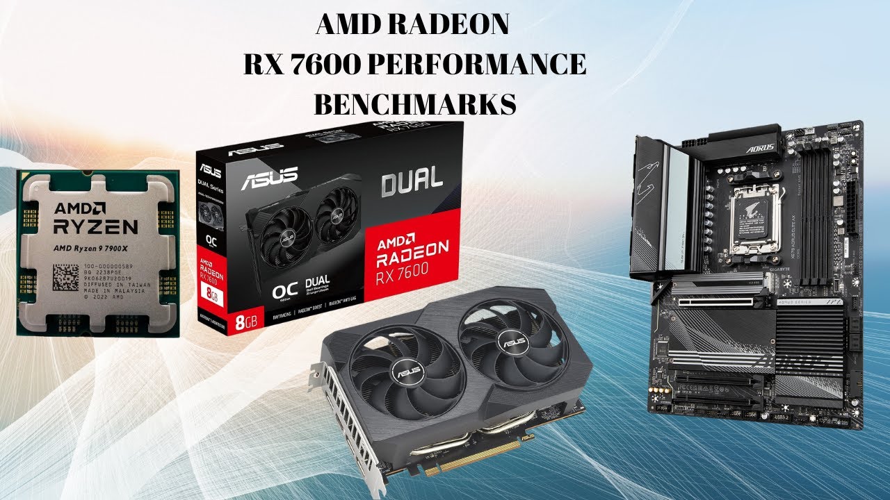 Dual-Fan Midrange GPUs : rx 7600 xt