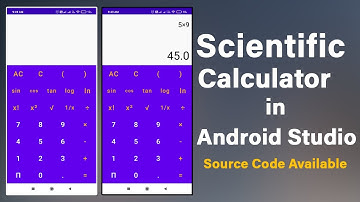 How to make a scientific calculator in Android Studio 2021