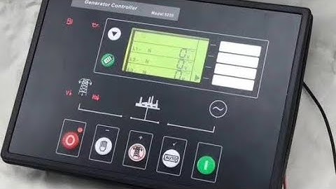Deepsea 5220 Generator controller complete wiring and parameters setting hindi urdu