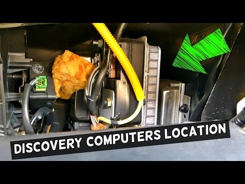 WHERE ARE THE COMPUTERS ECU LOCATED ON RANGE ROVER DISCOVERY
