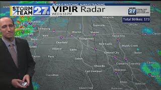 Showers and storms return Wednesday evening