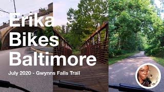 Erika Bikes Baltimore - Gwynns Falls Trail
