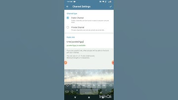 how to create telegram channel.