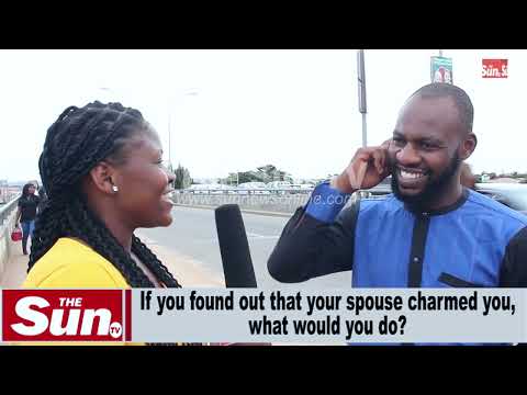 If you found out that your spouse charmed you, what would you do?