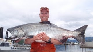 We set the boat record with this 62lb chinook salmon caught in waters
of prince rupert bc just south alaska. king fishing a ...