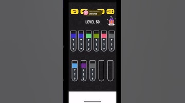 Water Sort Puzzle Level 50 Walkthrough #shorts #watersortpuzzle