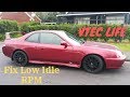 How To Fix Low Idle RPM Honda Prelude, Clean Throttle Body and Idle Air Control Valve