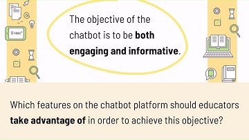 How to make a tutor chatbot both engaging and informative
